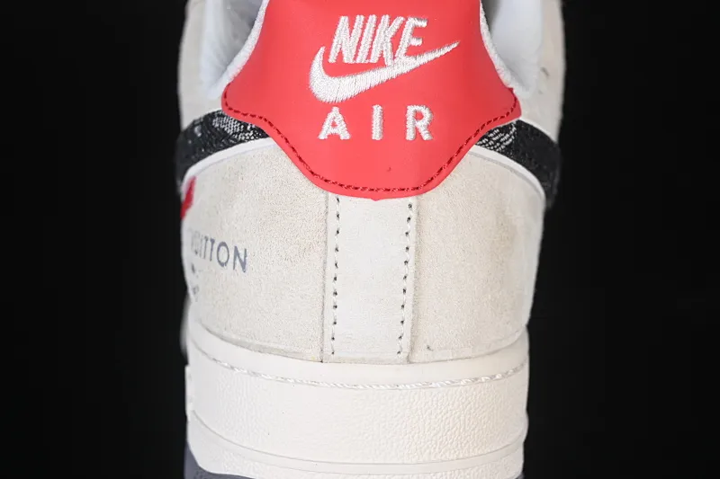 All categories Nk Air Force 1 Air Force series Nk Air Force 1 Low Air Force low top Nike Air Force 1'07 Low LV joint pigbami gray red Air Force 1 low top casual sneakers MZ9588-806